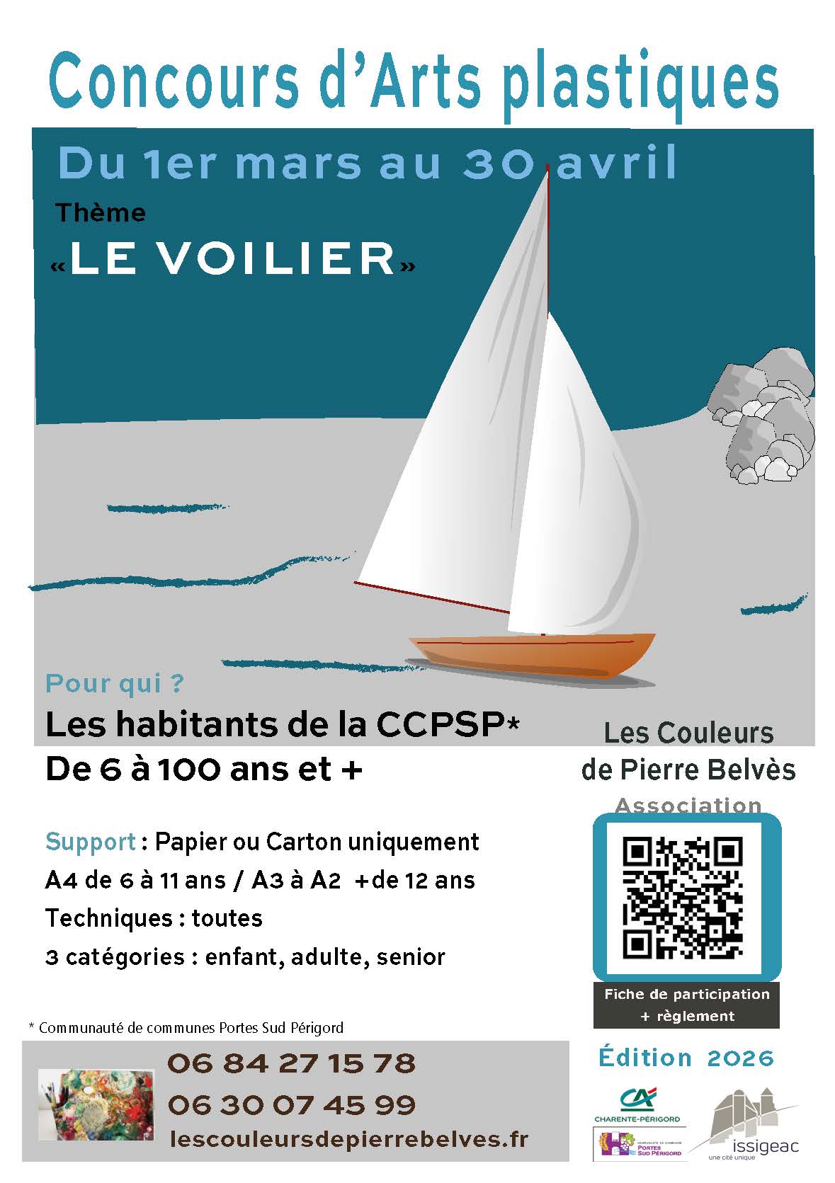 Lire la suite à propos de l’article Concours Arts Plastiques 2026 – « Le voilier »